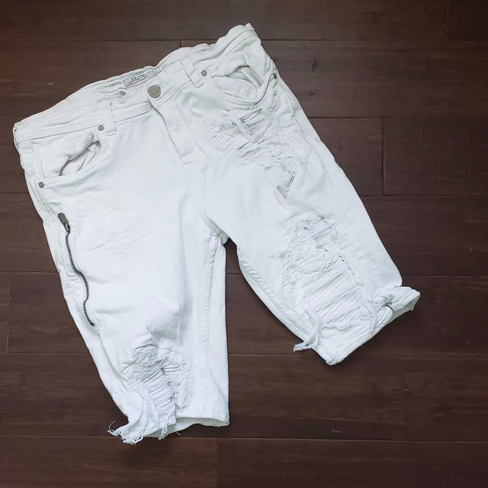 Men's jean shorts